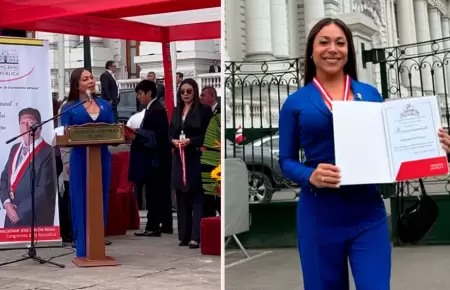 Dayanita se defiende tras condecoracin del Congreso.