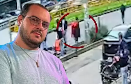 Imgenes del sujeto que se llev mochila roja de 'Furrey'.