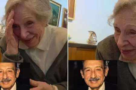 Mujer se reencuentra con su esposo fallecido
