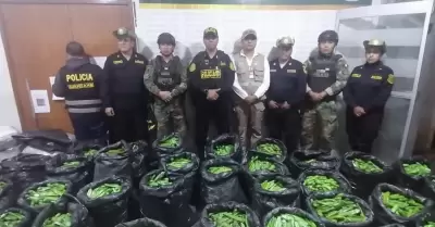 Incautan más de 20 000 cartuchos de explosivos en Pataz.