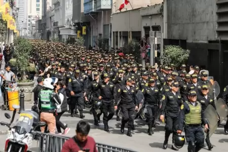 Ms de 20 000 policas resguardarn Lima Metropolitana por Fiestas Patrias.