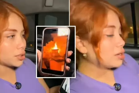 Incendio en casa de Marina Gold