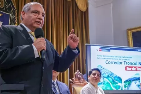 Ministro de Transportes cuestiona falta de seguridad sobre el plan de "Lima Pote