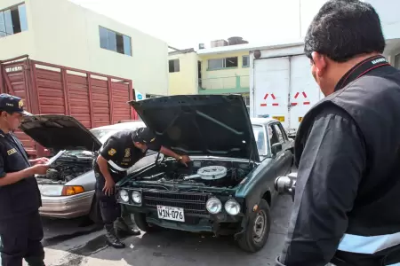 PNP desarticula banda criminal dedicada a robar vehculos