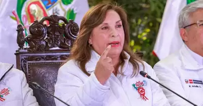 Dina Boluarte se pronunci sobre paro de transportistas.