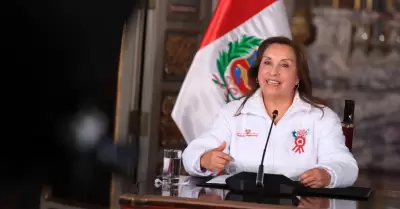 Dina Boluarte envía mensaje de paz a la ciudadanía