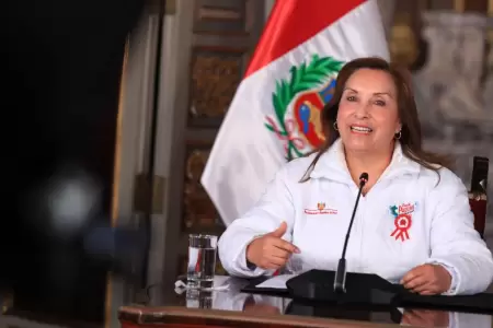 Dina Boluarte enva mensaje de paz a la ciudadana