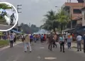 Enfrentamientos en Iquitos ante llegada de Dina Boluarte: Hay 15 heridos por disparos de perdigones