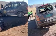 Suboficial PNP fallece tras despiste de patrullero en Puno: Su compaero sobrevivi, pero qued herido