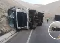 Camin se despist en plena va Costanera: Conductor perdi el control y termin gravemente herido