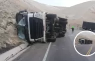 Camin se despist en plena va Costanera: Conductor perdi el control y termin gravemente herido