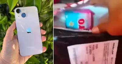 Le prometieron un iPhone y recibió un jabón