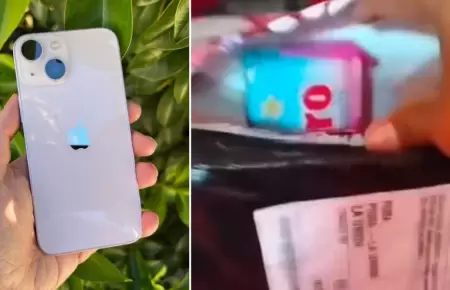 Le prometieron un iPhone y recibi un jabn