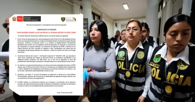 Betssy Chávez en huelga de hambre
