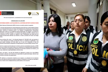 Betssy Chvez en huelga de hambre