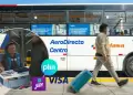¡Atención pasajeros! Nuevos módulos para agilizar pagos de pasajes en los buses AeroDirecto