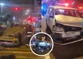 Auto qued volcado tras fuerte choque en San Miguel: PNP determina causas del accidente