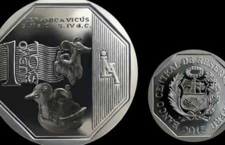 As es la nueva moneda de S/ 1.00 lanzada por el BCR