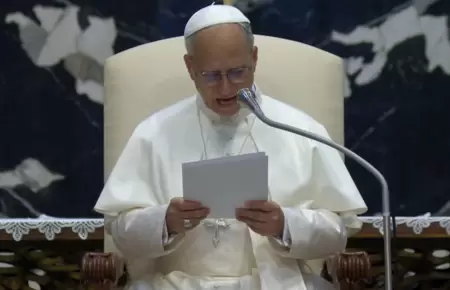 Papa Len lamenta ataque israel a una iglesia catlica en Gaza.