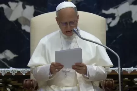 Papa Len lamenta ataque israel a una iglesia catlica en Gaza.