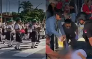 Pnico en Iquitos! Ms de 100 escolares se desmayan durante desfile patrio debido a fuertes temperaturas