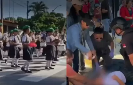 Iquitos: Más de 100 escolares se desmayan durante desfile