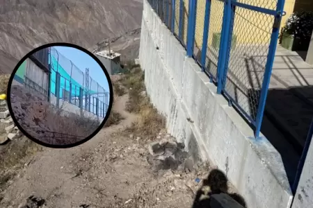 colegio de Tacna con puerta hacia el abismo