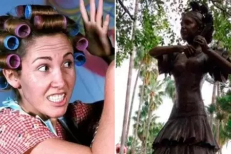 Campaa para retirar estatua de Florinda Meza