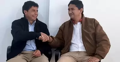 Pedro Castillo y Vladimir Cerrn