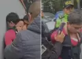Detienen a sujeto vestido de mujer luego de ingresar al baño de un colegio en Miraflores