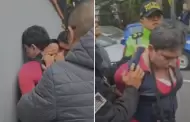 Detienen a sujeto vestido de mujer que habra ingresado al bao de un colegio en Miraflores