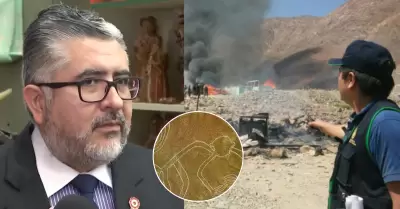 Ministro de cultura habla de presunta mineria en Nazca