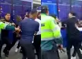 Nuevo Jorge Chvez: Taxistas se agarran a golpes por pasajeros cerca del estacionamiento del nuevo terminal