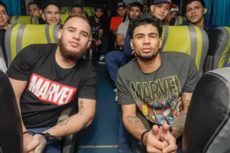 Venezolanos detenidos en El Salvador volvieron a su pas tras intercambio.