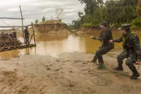 La polica tomar el control en Madre de Dios.