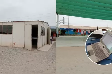 Colegio en La Yarada presenta deficiencias.