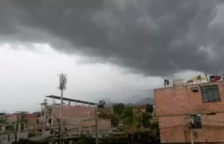 Senamhi advierte lluvias en siete regiones del Per.