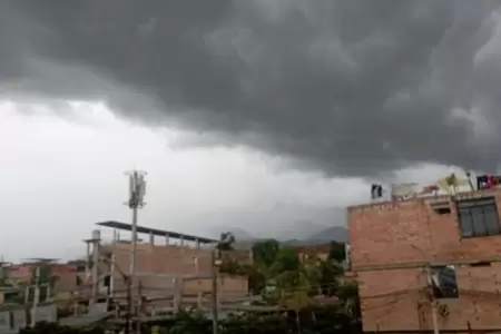 Senamhi advierte lluvias en siete regiones del Per.