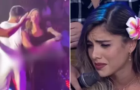 Bailarn cruza lmites con Korina Rivadeneira