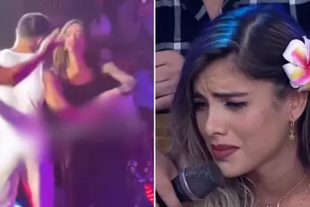 Bailarn cruza lmites con Korina Rivadeneira