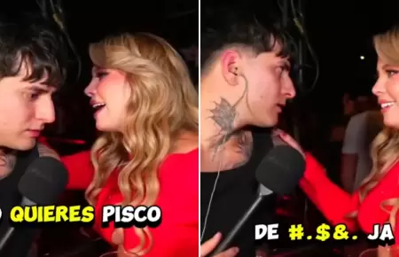 Flavia Laos y su polmicafrase sobre el pisco