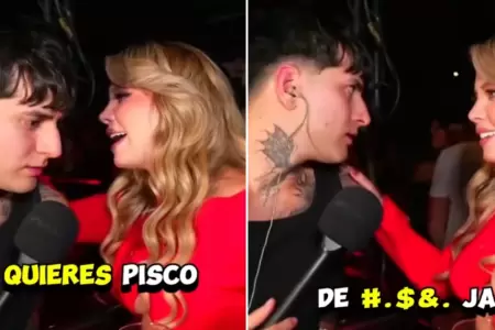 Flavia Laos y su polmicafrase sobre el pisco