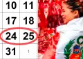 Das no laborables este 24 y 25 de julio.