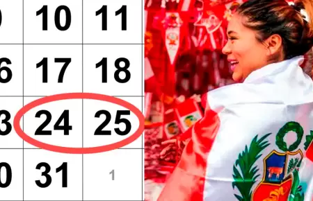 Das no laborables este 24 y 25 de julio.