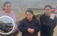Familia duerme en la calle tras cada de camin cisterna sobre su vivienda: Piden reconstruccin de su casa