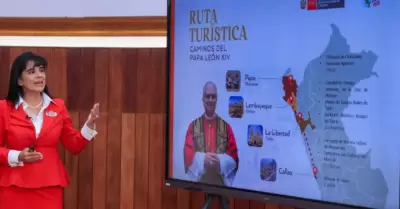 Mincetur lanza hoy el proyecto "Caminos del Papa León XIV".