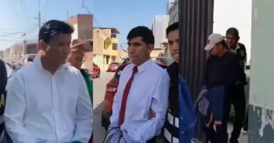 Detienen a seis policías por solicitar coima a emprendedora en Chiclayo