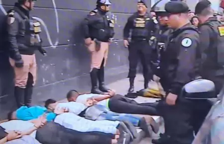 Capturan 9 presuntos delincuentes que iban a robar un banco
