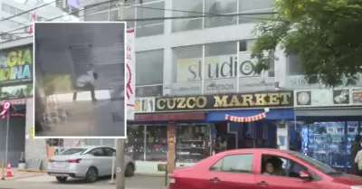 Sujeto asaltó joyería llevándose más de 85 mil soles en accesorios.