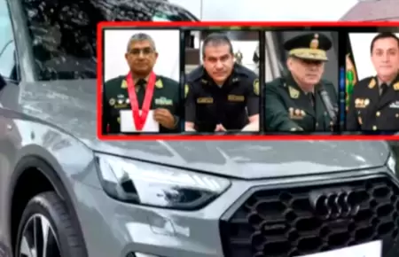 Altos mandos PNP compraron lujosos autos